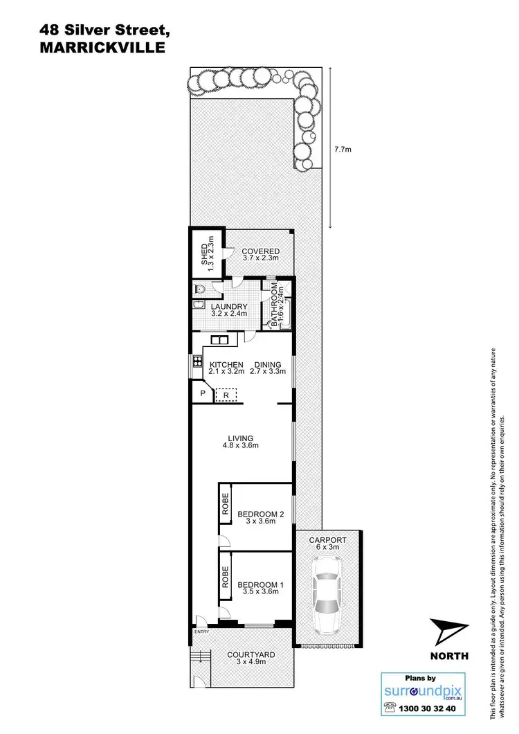 Floorplan of Homely house listing, 48 Silver Street, Marrickville NSW 2204