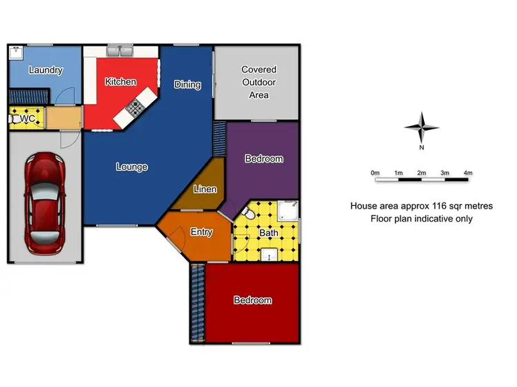 Floorplan of Homely unit listing, 8/64 Casey Street, Orange NSW 2800