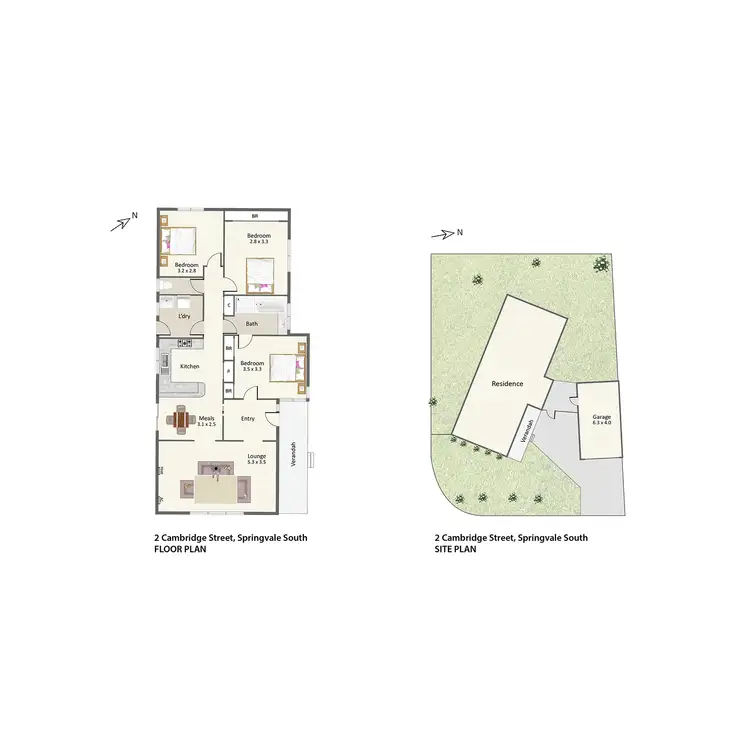 Floorplan of Homely house listing, 2 Cambridge Drive, Springvale South VIC 3172
