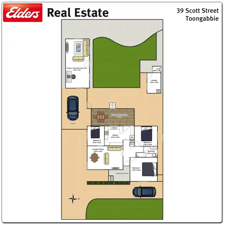 Floorplan of Homely house listing, 39 Scott Street, Toongabbie NSW 2146
