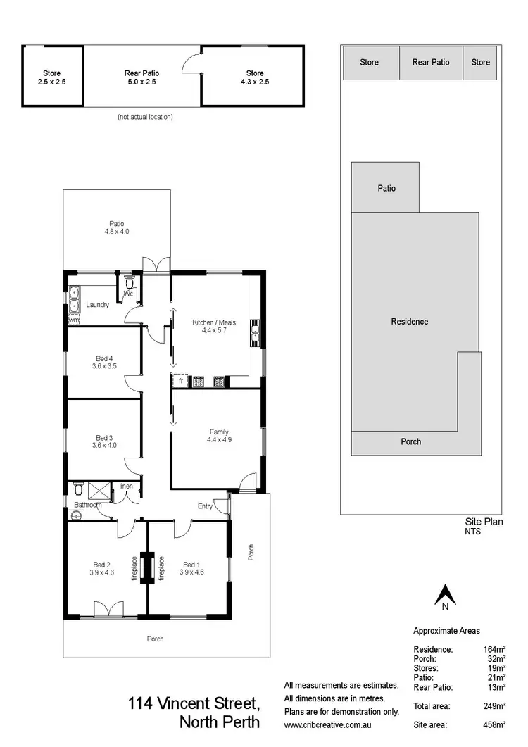 Floorplan of Homely house listing, 114 Vincent Street, North Perth WA 6006