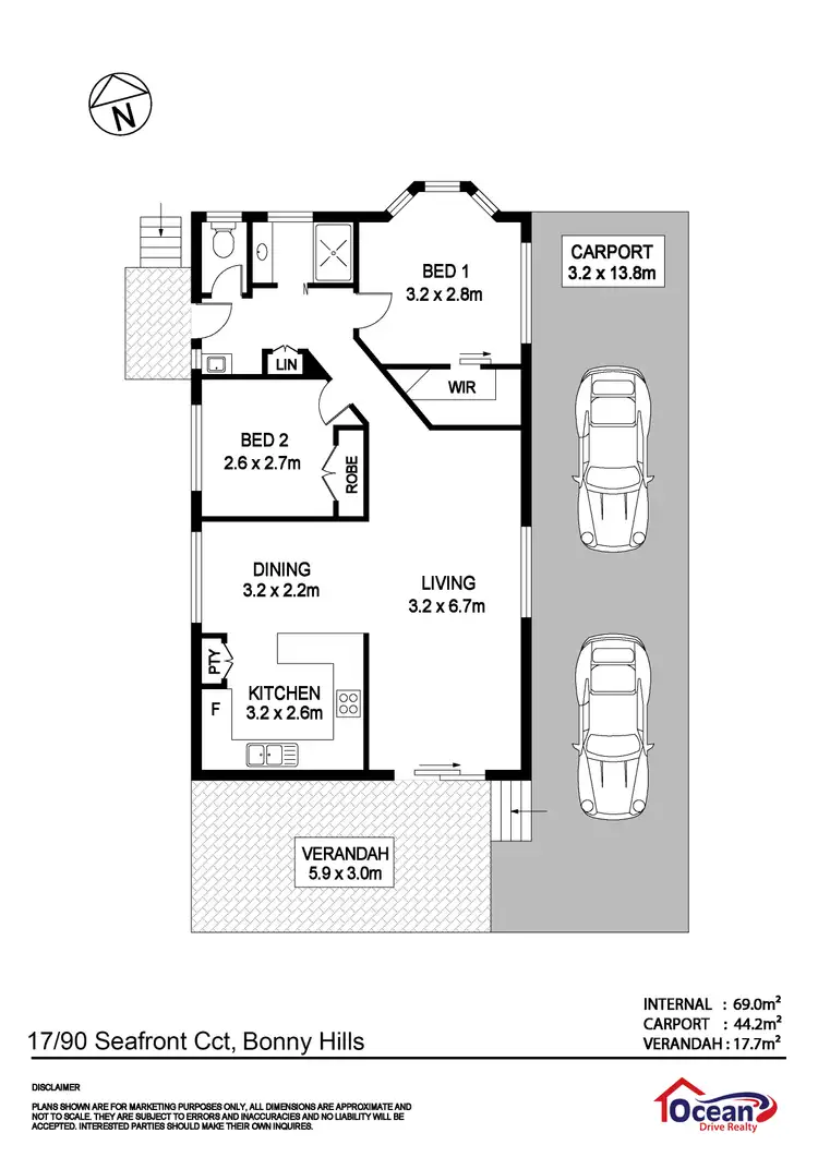 Floorplan of Homely house listing, 17/90 Seafront Circuit, Bonny Hills NSW 2445