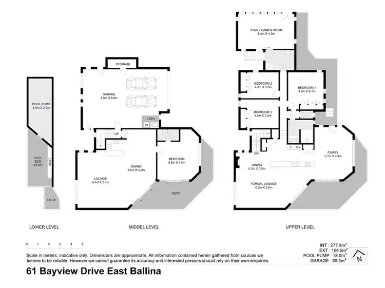Floorplan of Homely house listing, 61 Bayview Drive, East Ballina NSW 2478