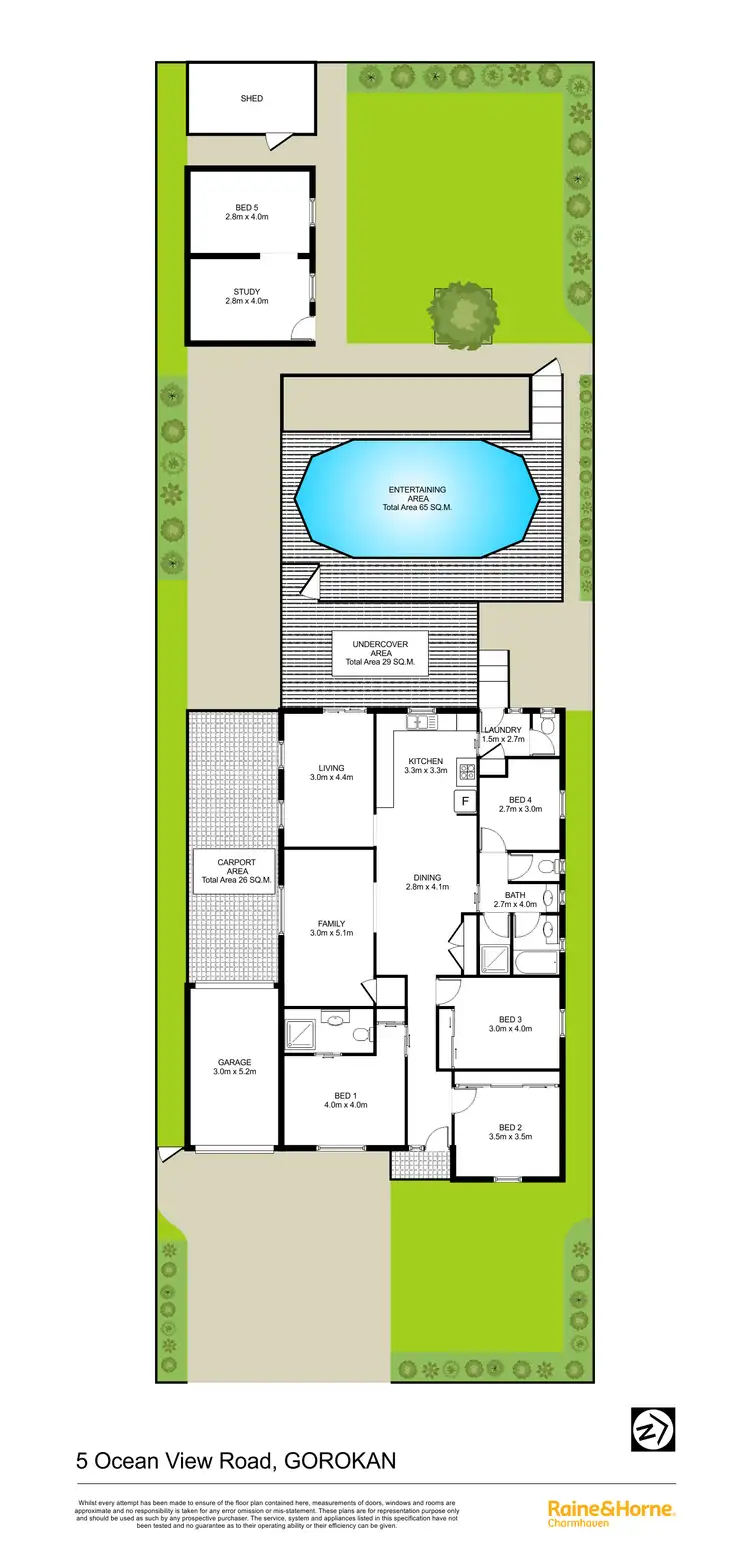 Floorplan of Homely house listing, 5 Ocean View Road, Gorokan NSW 2263