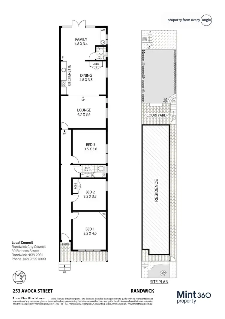 Floorplan of Homely house listing, 253 Avoca Street, Randwick NSW 2031