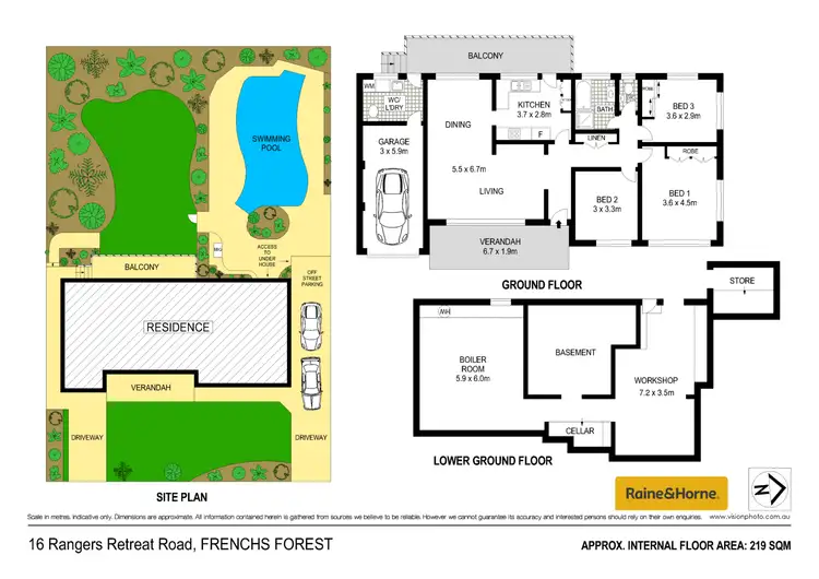 Floorplan of Homely house listing, 16 Rangers Retreat Road, Frenchs Forest NSW 2086
