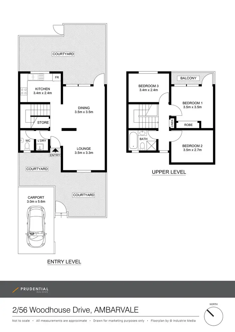 Floorplan of Homely house listing, 2/56 Woodhouse Drive, Ambarvale NSW 2560