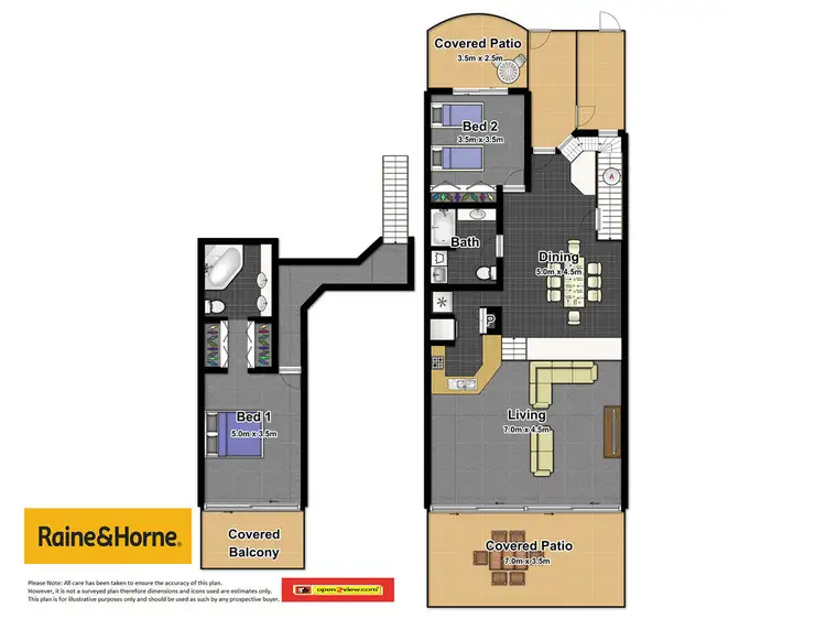 Floorplan of Homely house listing, Villa 104 Mirage Resort, Port Douglas QLD 4877