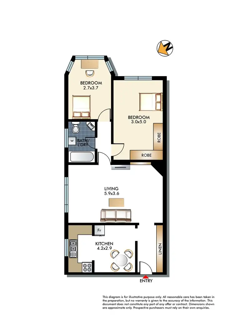 Floorplan of Homely apartment listing, 4/150 Wellington Street, Bondi Beach NSW 2026