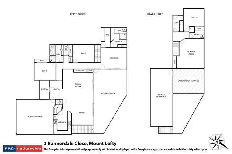 Floorplan of Homely house listing, 3 Rannerdale Close, Mount Lofty QLD 4350