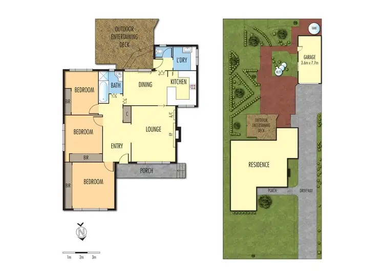 Floorplan of Homely house listing, 1 Toogoods Rise, Box Hill North VIC 3129
