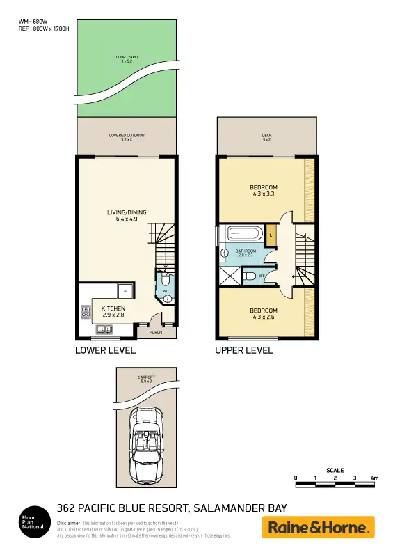 Floorplan of Homely townhouse listing, 362/265 Sandy Point Road, Salamander Bay NSW 2317
