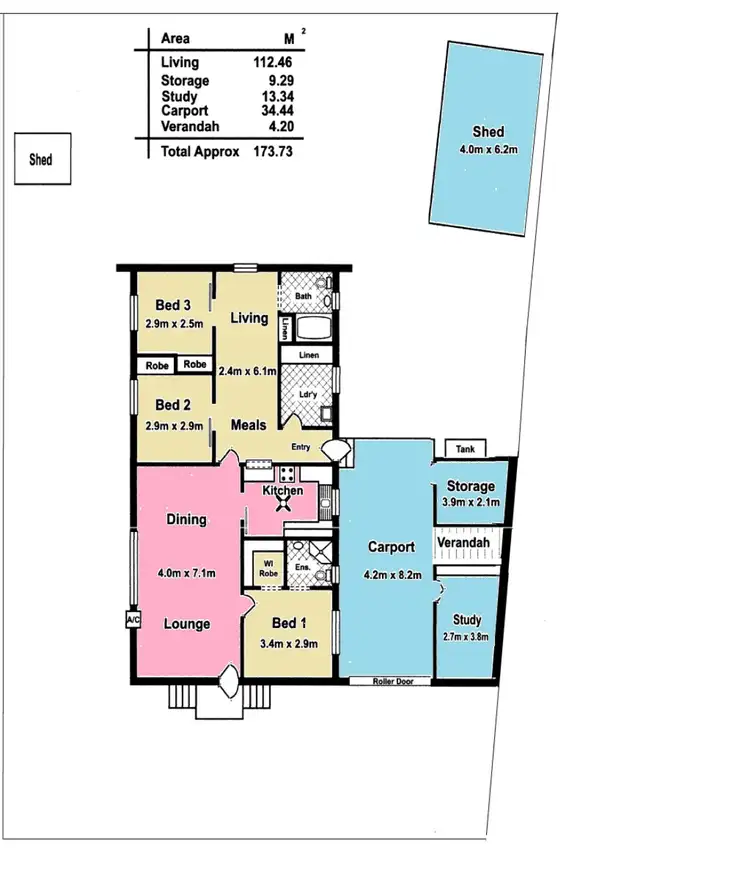 Floorplan of Homely house listing, 3 WALDITCH ST, Elizabeth Downs SA 5113