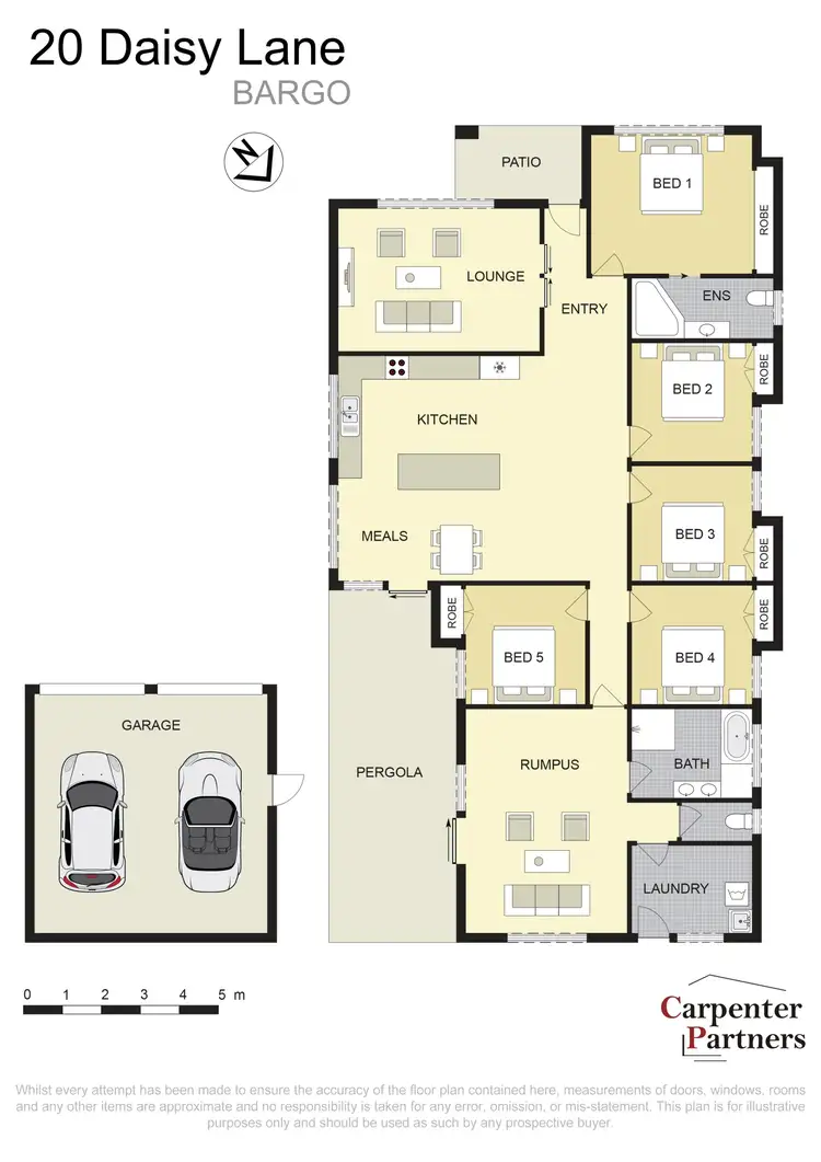 Floorplan of Homely house listing, 20 Daisy Lane, Bargo NSW 2574