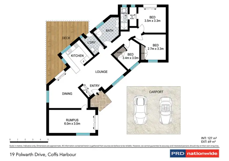 Floorplan of Homely house listing, 19 Polwarth Drive, Coffs Harbour NSW 2450