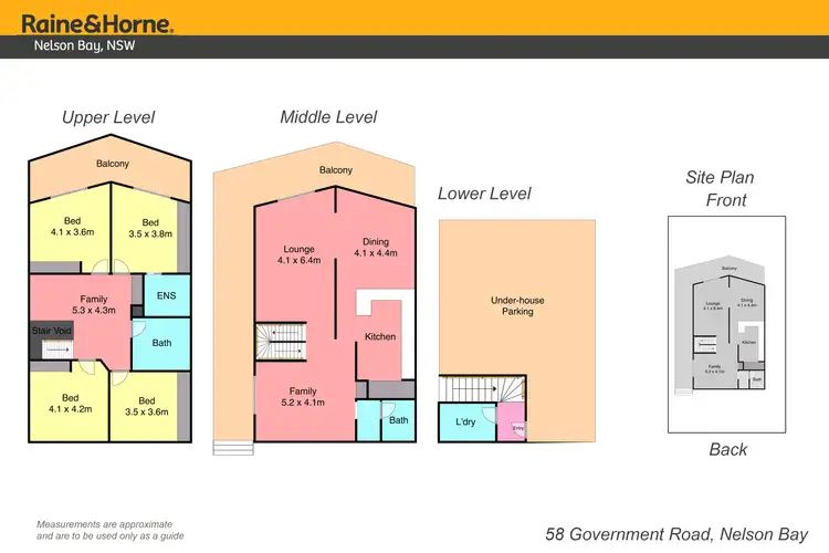 Floorplan of Homely house listing, 58B Government Road, Nelson Bay NSW 2315