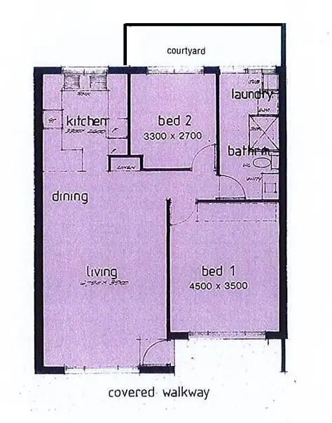 Floorplan of Homely unit listing, 8/1 Rajah Road, Ocean Shores NSW 2483