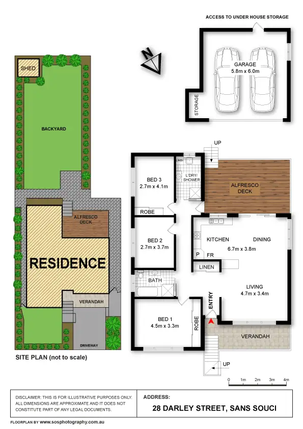 Floorplan of Homely house listing, 28 Darley Street, Sans Souci NSW 2219