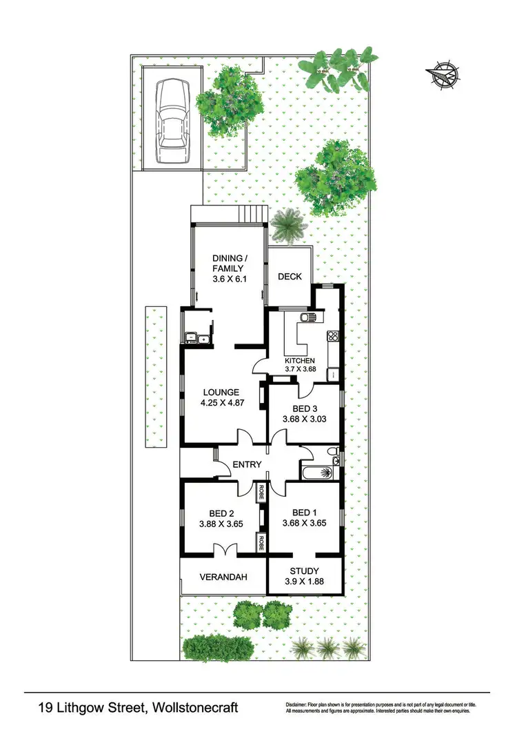 Floorplan of Homely house listing, 19 Lithgow Street, Wollstonecraft NSW 2065