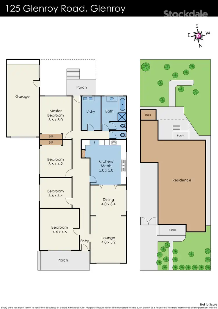 Floorplan of Homely house listing, 125 Glenroy Road, Glenroy VIC 3046