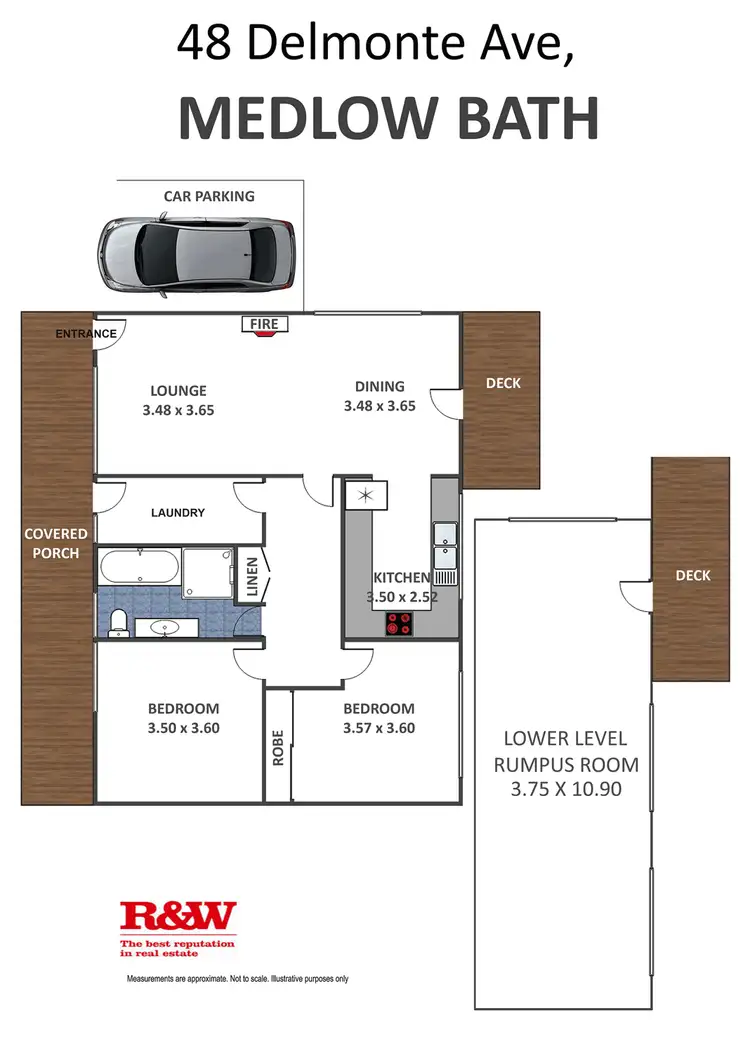 Floorplan of Homely house listing, 48 Delmonte Avenue, Medlow Bath NSW 2780