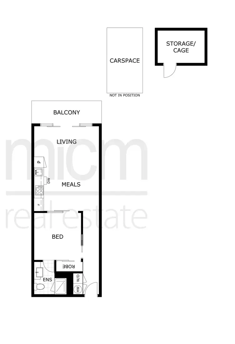 Floorplan of Homely apartment listing, 210/33 Cliveden Close, East Melbourne VIC 3002