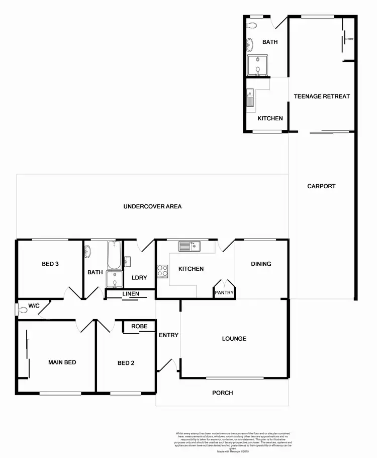 Floorplan of Homely house listing, 116 Collinson Street, Tenambit NSW 2323