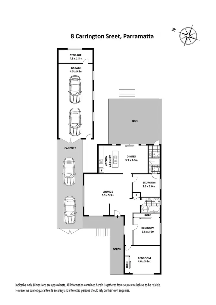 Floorplan of Homely house listing, 8 Carrington Street, Parramatta NSW 2150