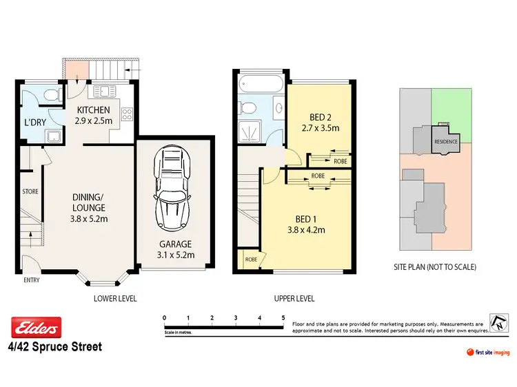 Floorplan of Homely townhouse listing, 4/42 Spruce Street, North Lambton NSW 2299