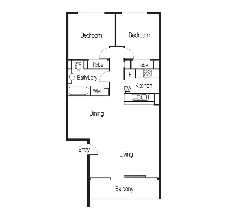 Floorplan of Homely apartment listing, 199/28 Little Lonsdale Street, Melbourne VIC 3000