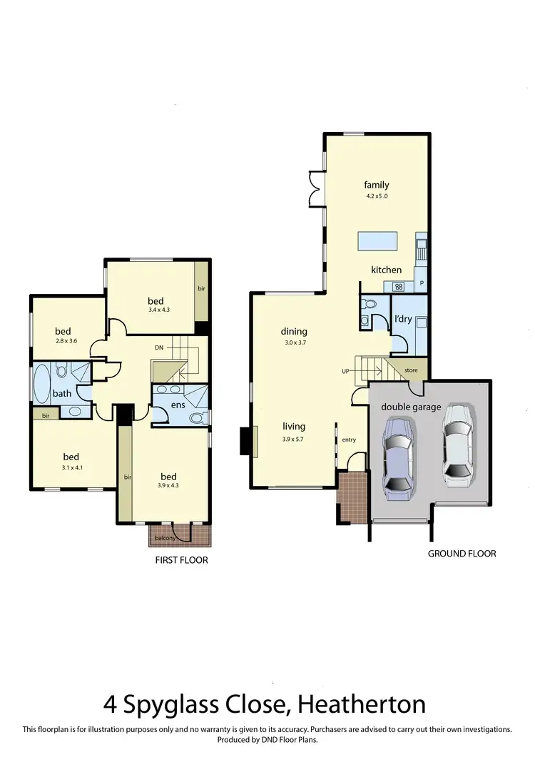 Floorplan of Homely house listing, 4 Spyglass Close, Heatherton VIC 3202