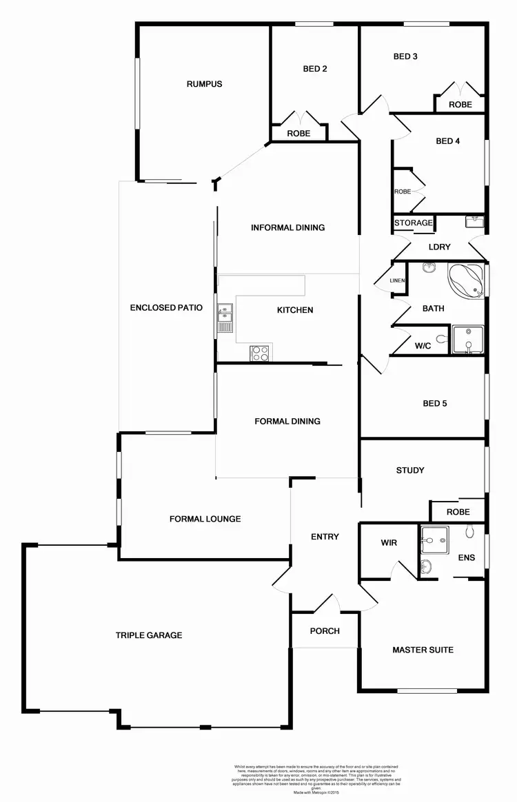 Floorplan of Homely house listing, 14 Greenwood Grove, Rutherford NSW 2320
