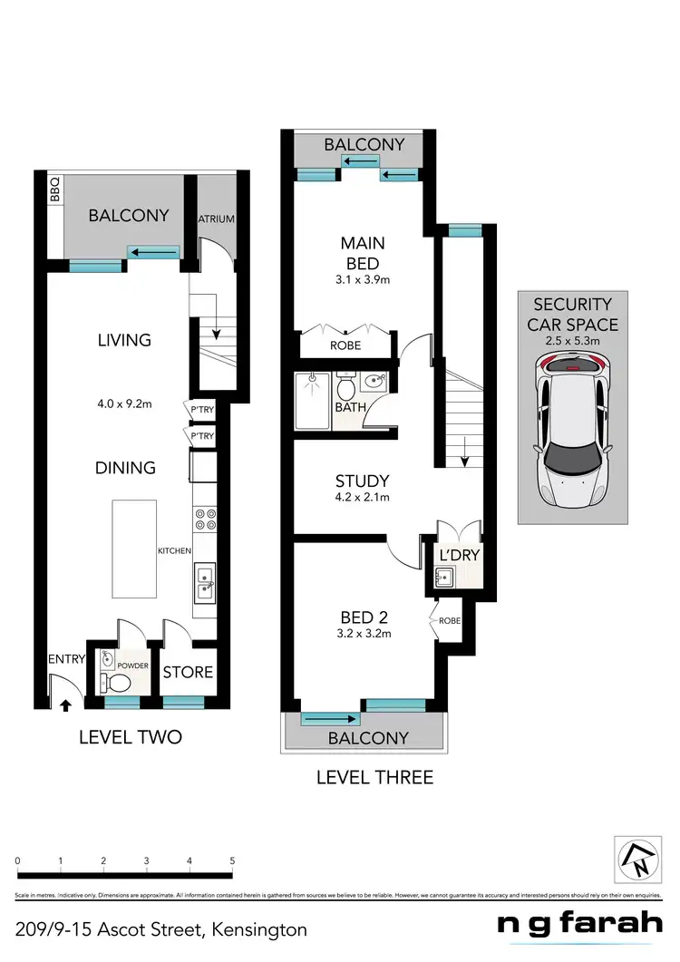 Floorplan of Homely apartment listing, 209/9-15 Ascot Street, Kensington NSW 2033