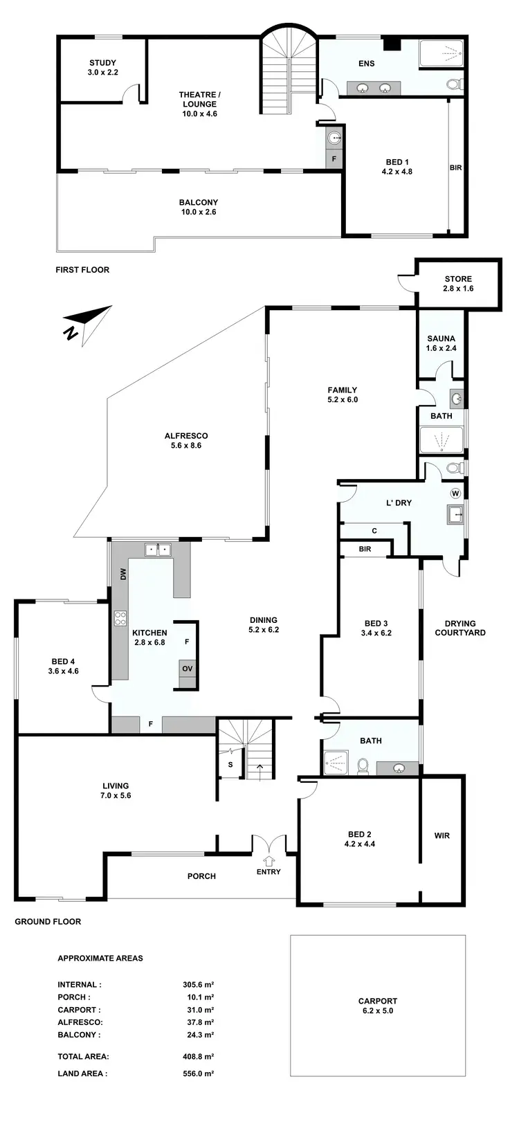 Floorplan of Homely house listing, 87A Gregory Street, Wembley WA 6014