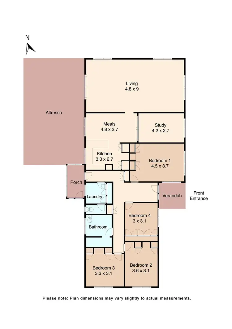 Floorplan of Homely house listing, 74 Wilsons Road, Haddon VIC 3351