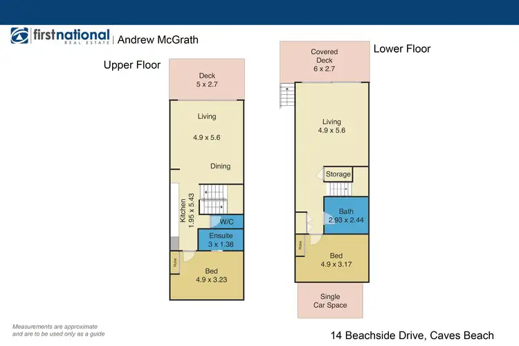 Floorplan of Homely house listing, 14 Beachside Drive, Caves Beach NSW 2281