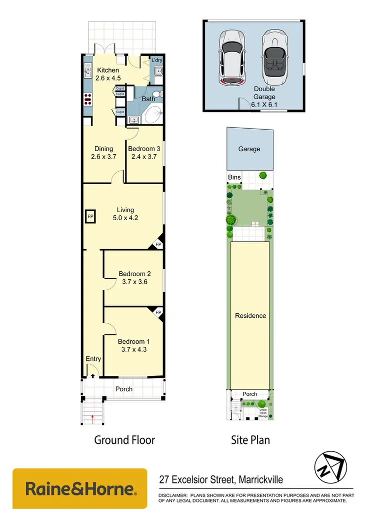 Floorplan of Homely house listing, 27 Excelsior Parade, Marrickville NSW 2204