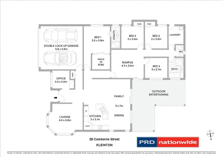 Floorplan of Homely house listing, 28 Camborne Street, Kleinton QLD 4352