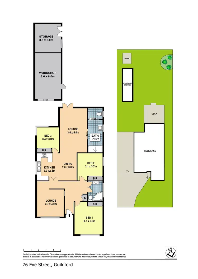 Floorplan of Homely house listing, 76 Eve Street, Guildford NSW 2161