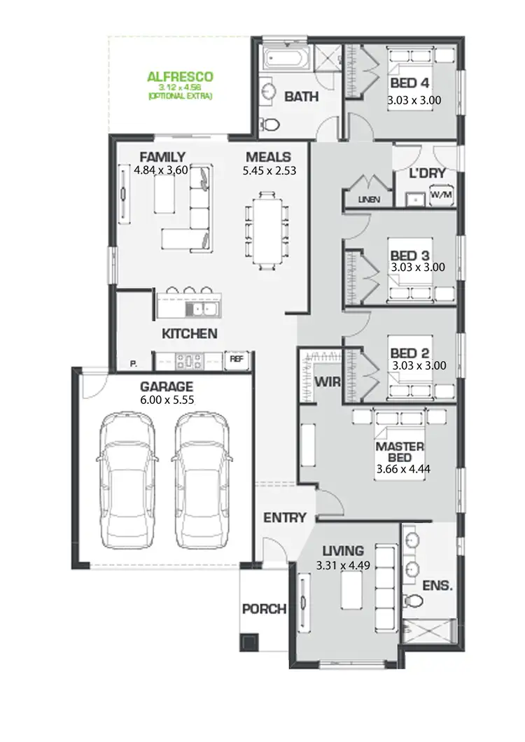 Floorplan of Homely house listing, 2/115 Willowbank Road, Gisborne VIC 3437