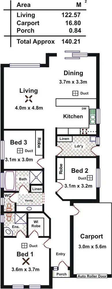 Floorplan of Homely house listing, 118C Peerless Road, Munno Para West SA 5115