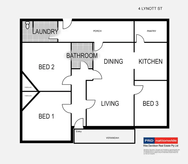 Floorplan of Homely house listing, 4 Lynott Street, Horsham VIC 3400