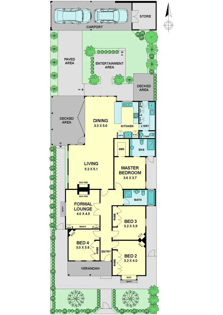 Floorplan of Homely house listing, 70 BREWSTER STREET, Essendon VIC 3040