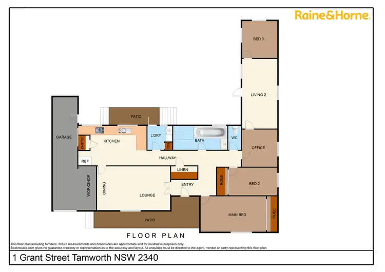 Floorplan of Homely house listing, 1 GRANT STREET, Tamworth NSW 2340