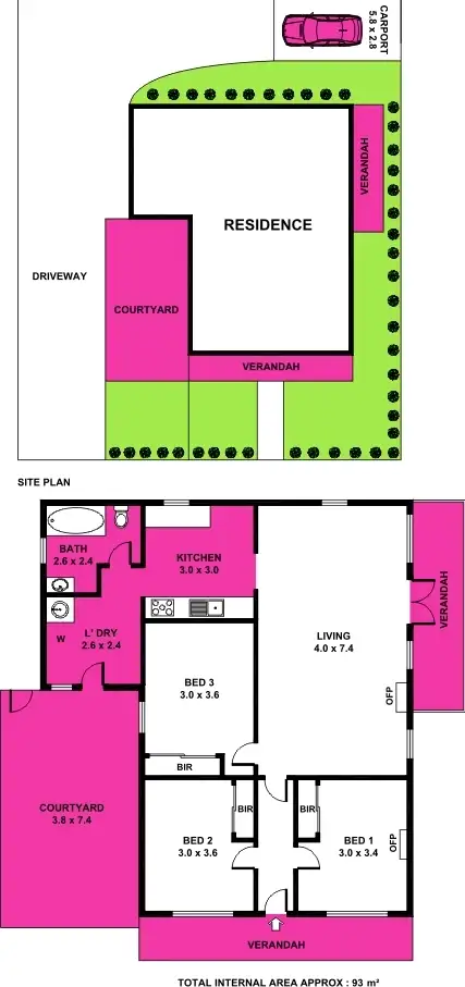 Floorplan of Homely house listing, 1/10 Westmoreland Street, St Albans Park VIC 3219