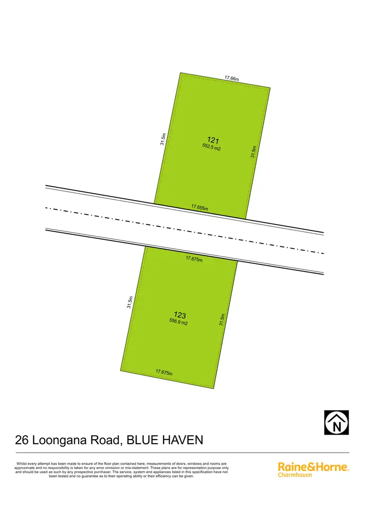 Floorplan of Homely land listing, Lot 123 Loongana Crescent, Blue Haven NSW 2262