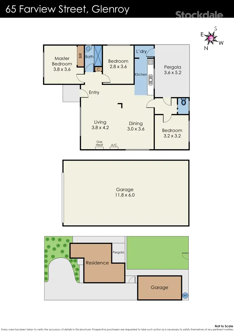 Floorplan of Homely house listing, 65 Farview Street, Glenroy VIC 3046