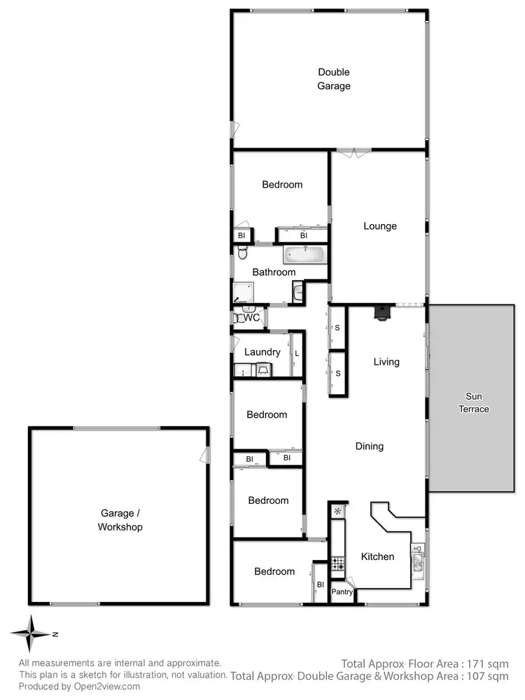 Floorplan of Homely house listing, 10 Glenbower Court, Margate TAS 7054