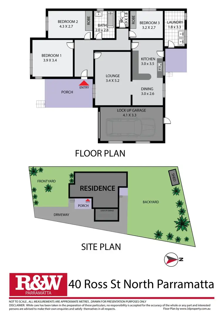 Floorplan of Homely house listing, 40 Ross Street, North Parramatta NSW 2151