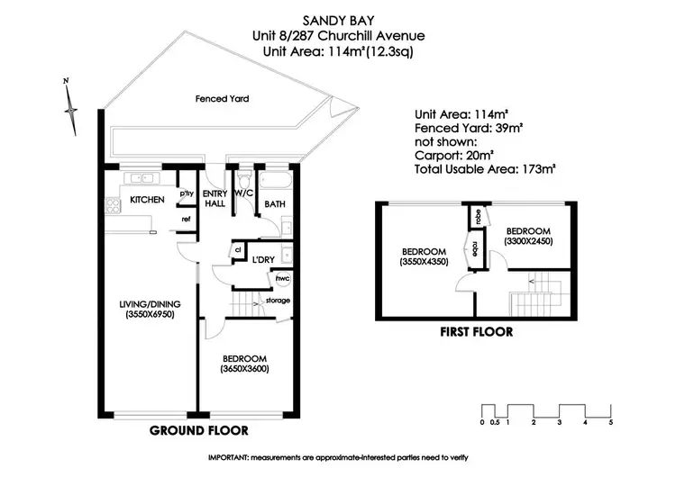 Floorplan of Homely house listing, 8/287 Churchill Avenue, Sandy Bay TAS 7005
